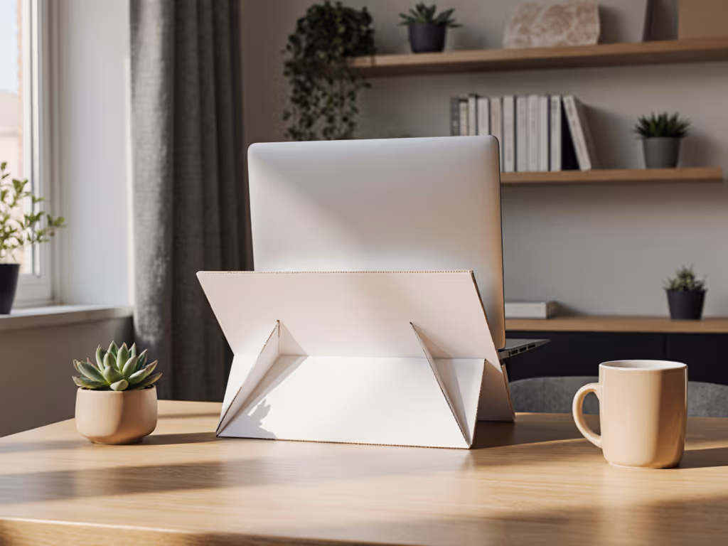 DIY Minimal Laptop Stand: Space-Saving Solutions at Zero Cost