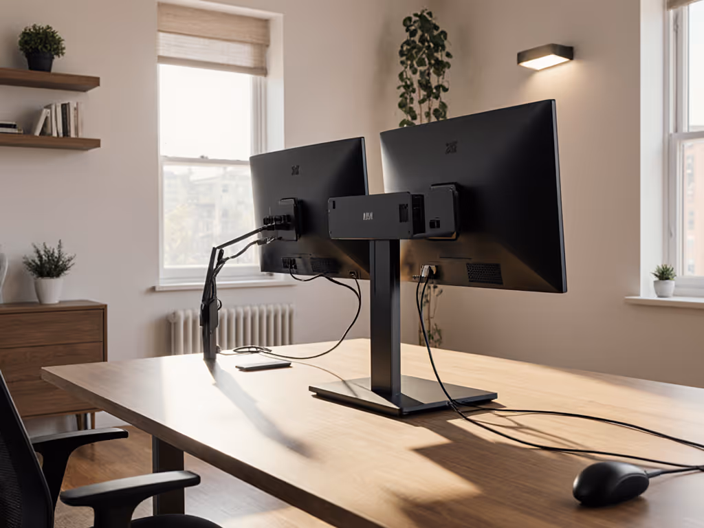 Dual Laptop Vertical Stand for 2-Monitor Workspaces Compared