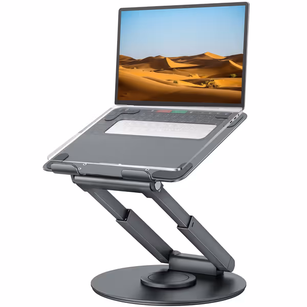tounee Telescopic Laptop Stand with 360° Swivel Base