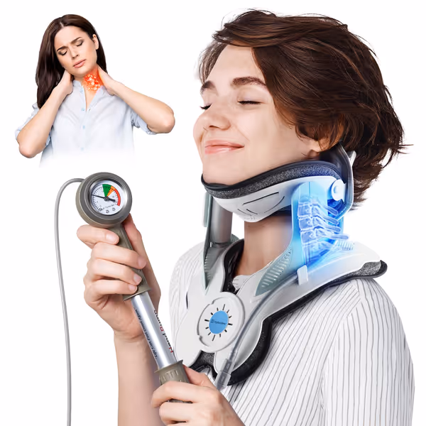 Cervical Traction Device with Air Collar